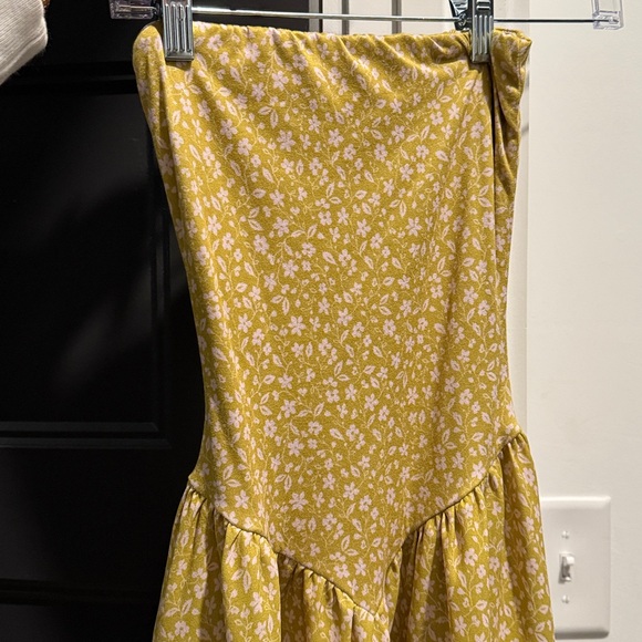 RESA Yellow Floral Maxi Dress - Picture 5 of 6